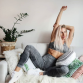 Boco Podprsenka Strappy Grey (Push Up)