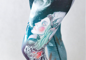 RebelSkin Legíny Dancink Needles P3