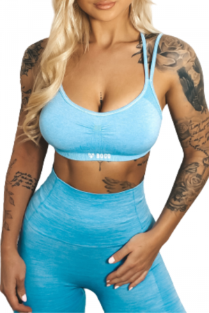 Boco Podprsenka Strappy Blue Melange (Push Up)