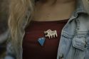 Rebel Skin Brooch 'Beast'